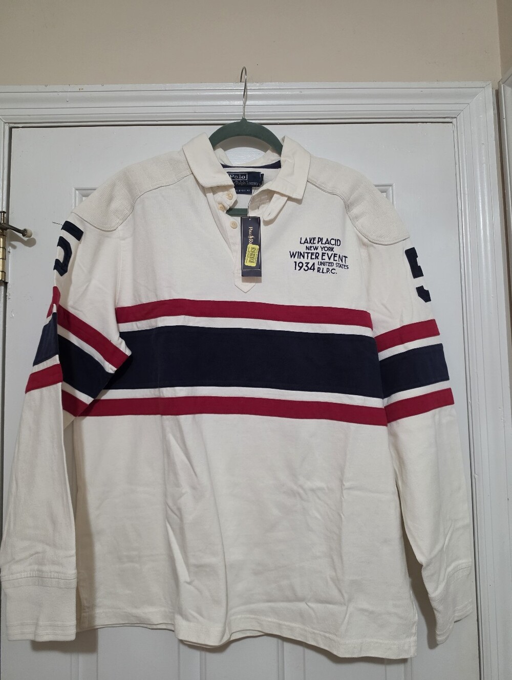 NWT-Polo Ralph Lauren Lake Placid 1934 Winter Event Rugby Shirt